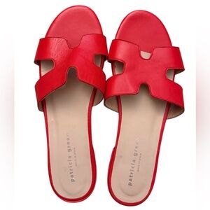 Patricia Green - Hallie Flat Sandal Red